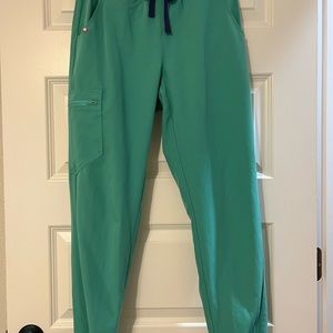 FIGS high waisted Zamora joggers Surgical green size XS